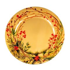 Fade Resistant Transfer Printing Process Disposable Plastic PP Material Wedding Charger Plate - Image 1