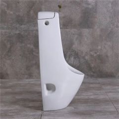 Modern Design Eco-Friendly Wall Mounted Urinal Integrated Intelligent Sensor Urinal Waterless Men's Ceramic Urinal - Image 5