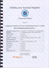 assessment report certificate from Four Star Communication Parts Co., Ltd.