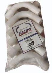 45 Degree 25mm Electra PVC Pipe Bends Color White Brand Electra Inner Diameter 25mm Connection Type Female Usage/Application Pipe - Image 1