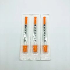 Medical Supply Disposable 1cc Syringe Insulin Syringe Group Adult Origin Hangzhou Trademark PHROGLU HS Code 9018310000 Transport Package PE or - Image 3