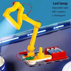 DIY Electrical Building Block Lab Lamp Colorful Plastic Assemble 21x6x15cm NH738520 15D EN71 - Image 2