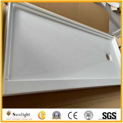 Rectangular SMC Shower Tray Base with Offset Drain - Image 1