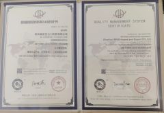 ISO certificate certificate of Zhuzhou SENO Import and Export Co., Ltd. – certificate photo, supplier certificates section