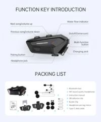 Freedconn Fx Plus Motorcycle Bluetooth Interphone Helmet Intercom Headset - Image 5