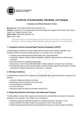 CSRI certificate from Xuzhou Sun Hong International Trade Co., Ltd.