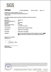 ROHS Certificate for PVC rod certificate from Baoding Lida Plastic Industry Co., Ltd.