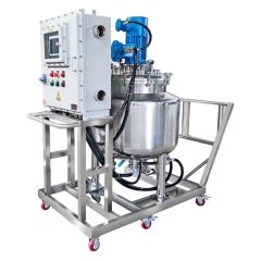 Korean Chemical Small Steam Heating Cosmetics High Speed Dispersion Mixing Tank - Image 2
