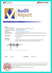 CTI certificate from Jiangxi Nanzhu Equipment Manufacturing Co., Ltd.