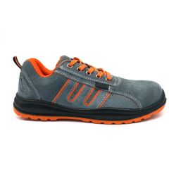 Cow Suede Lether Steel Toe Anti-Static Steep Plate for Men Women Safety Shoe - Gaomi Luyuan Labour Co., Ltd.