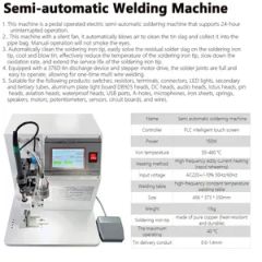 DC Plug Soldering Machine Semi Automatic USB Spot Power Socket Welding Wires Electronic Factory Maker Machine - Image 3