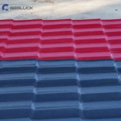 Synthetic Resin Plastic Roof Tile for Prefab House Roofing Tile - Linyi Geeluck Building Material Co., Ltd.
