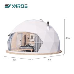 Factory Price Glavanized Steel Structure PVC Cover Luxury Glamping Tent for Sale - Guangdong Yashe Construction Technology Co., Ltd.