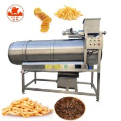 Stainless Steel Corn Puffs Flavoring Tumbler Making Machines/Corn Snacks Seasoning Making Machines - Image 1
