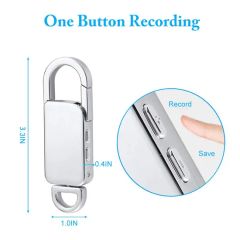 Key Ring Voice Recorder Keychain Digital Voice Recorder (s20+) - Image 2