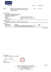 Super Glue RoHS Page-1 certificate from Ningbo Hopson Chemical Industry Co., Ltd.