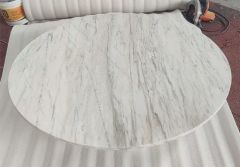 Stone Table Furniture White Marble Round Center Coffee Table Design Price - Image 6