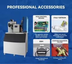Large Capacity Commercial Automatic Flake Ice Machines for Fishery/Food Processing Plants - Image 5