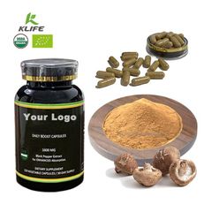 100% Natural Organic Herbal extract 50% mushroom powder shiitake mushroom extract - Image 5