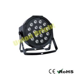 LED 18X3w Flat PAR Light /LED Flat PAR /Plastic House PAR Light 18X1w /3W - Guangzhou Union Bright Lighting Co., Ltd.