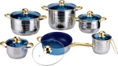 Cookware Set Kitchen Soup Pot and Pans Set Kitchen Mexican Style Wok - Image 1