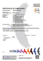 UL certificate from Shenzhen Gravity Technology Co., Ltd.