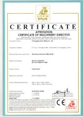 CE for Chain Block certificate from Chongqing Deso Lifting Co., Ltd.