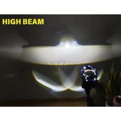 LED Triple Spot Light Bi-LED Headlight Dual Beam Auto Light Lumens 8000 Voltage 12V Power 55/65W Material LED MOQ 10 - Image 5