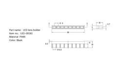 Detachable LED Lens Lamp Holder for Simplified Maintenance and Replacement LED-00161 - Image 2