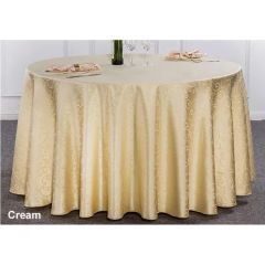 Golden Color Hook Flower Banquet Tablecloth Covers Sashes - Image 4