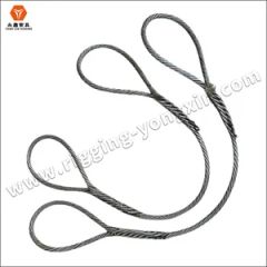 High Strength PE Coated Galvanized Steel Wire Rope Ferrules Sling with Stainless Eyes Terminal - QINGDAO YONGXIN RIGGING CO., LTD.