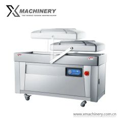 High Performance Efficient Double Sealing Strips Vacuum Packaging Machine for Food Meat - Wenzhou X Machinery Co Ltd