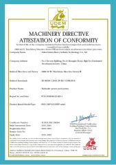 CE certification certificate from Anhui Selam Heavy Industry Technology Co., Ltd.
