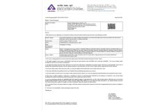 BIS certificate of Chongqing Tianlang Automobile Sales and Service Co., Ltd – certificate photo, supplier certificates section