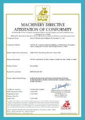 CE-Road Roller certificate of SDgrand Equipment Co., Ltd – certificate photo, supplier certificates section