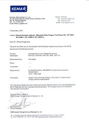 SMC KEMA certificate certificate from Chongqing Hifuture Information Technology Co., Ltd.