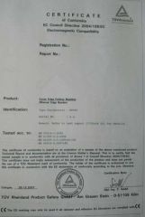 AUCOX certificate from Shenzhen Aucox Technology Co., Ltd.