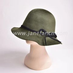 Wholesale Fedora Hats Women Custom Wool Felt Hat in Different Color - Image 3
