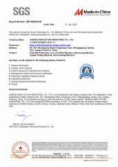 SGS CERTIFICATE certificate of JIANGSU NEW VICTOR INDUSTRIAL CO., LTD. – certificate photo, supplier certificates section