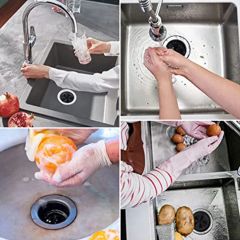 B87n60 04 87mm Rubber Replacement Garbage Disposal Splash Guard with Steel Ring - Image 6