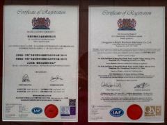 ISO9001:2015 certificate from Dongguan S-Bright Intelligent Equipment Co., Ltd.