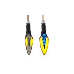 Universal PVC Motorcycle Turn Signals LED Light Flowing Water Flashing Indicator Blinker 12V Daytime Running Lamp - Image 5