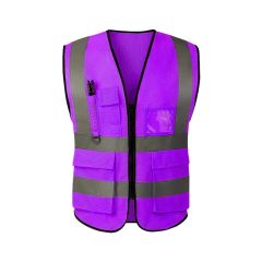 Safety LED Riding Night Clothing Security Staff Reflective Vest - Image 6
