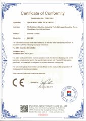 remote CE certificate from SHENZHEN LABRA TECH CO., LTD.