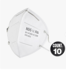 KN95 Face Mask. Cheap Disposable KN95 Face Mask, 5 Layer Cup Dust Safety .Disposable 3 layer facial mask,3 ply masks. - Image 1