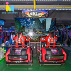 2025 New Racing Car Game Machine 65 "Dual Screen Racing Video Arcade Game Machine 3D Car Racing Game for Sale - Image 3