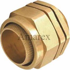 Golden Round Bw 2 Part Brass Cable Glands Brand Amarex Color golden Head Shape Round Armour Locking Positive Armour - Image 2