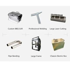 Customised High-End Precision Sheet Metal Processing Stainless Steel Table Leg Frame / Laser Cutting and Welding Metal Forming - Image 6