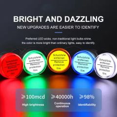 22mm Panel Mount 12V LED Ad16-22ds Panel Equipment Indicator Signal Lamp Lights - Image 2