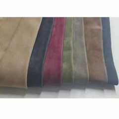 Goat Shoe Suede Finished Leather, Thickness: 0.7 to 0.9 mm Size 3-5Sf Usage For Shoe Color Optional Finished Leather - Asaan Impex